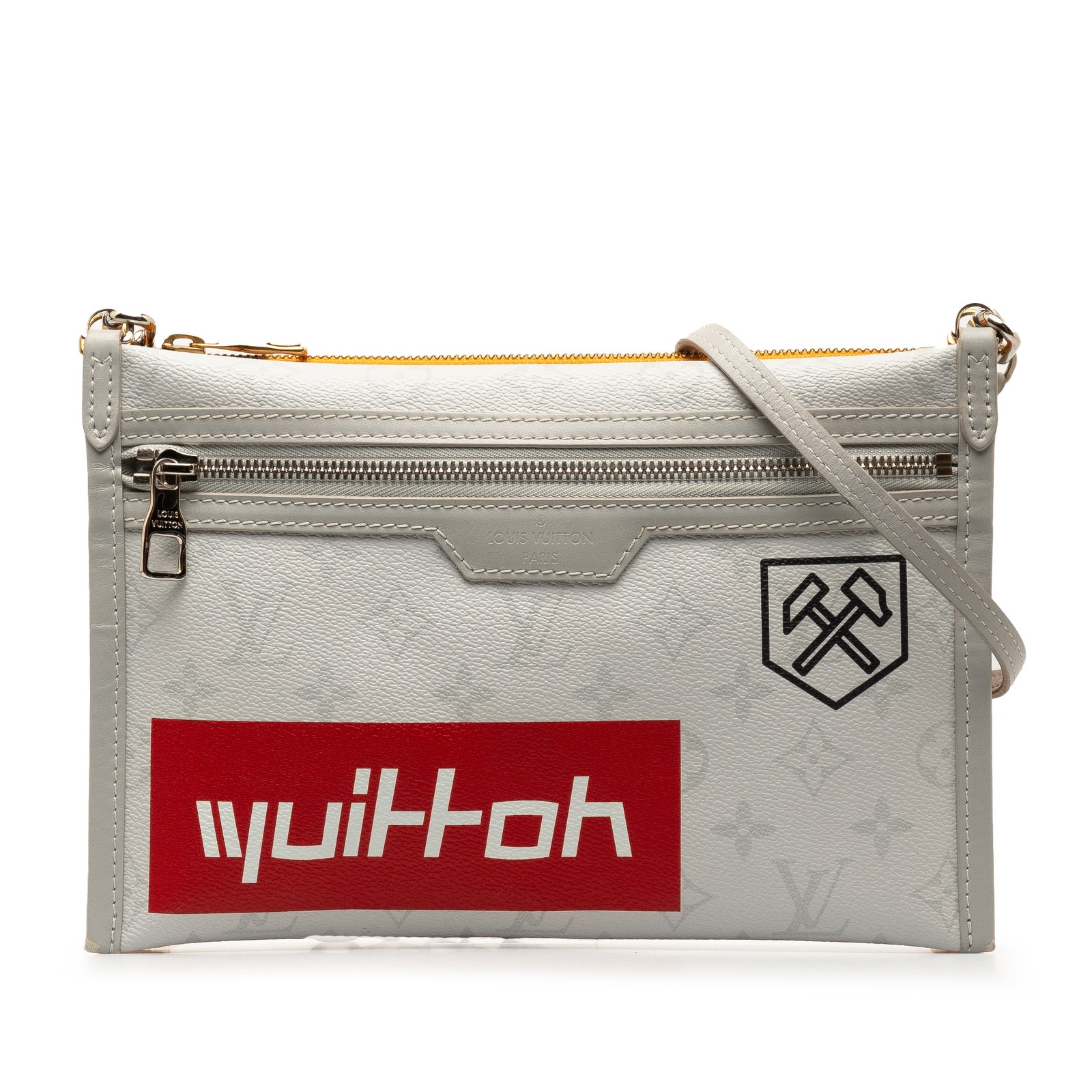 Louis Vuitton Monogram Antartica Double Flat Messenger